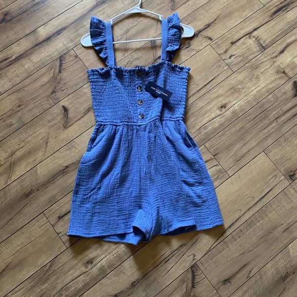 Blue romper NWT - Picture 2 of 2